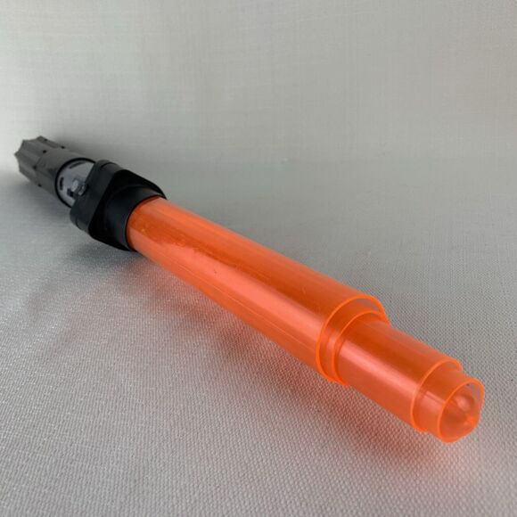 Vintage 1996 LucasFilm Orange Lightsaber with Lights & Sound‎ Star Wars Toy - Picture 9 of 10